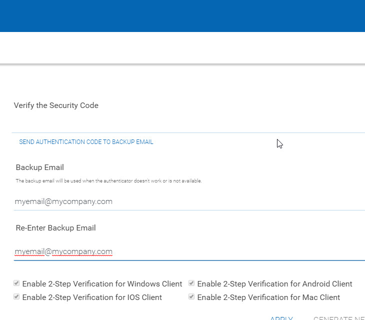 Sony Corporation - Configuring Two-Step Authentication